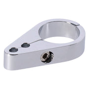 MCS 2-piece frame cable clamp - Throttle/Idle - Chrome