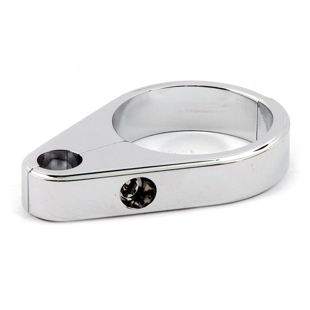 MCS 2-piece frame cable clamp - Clutch - Chrome