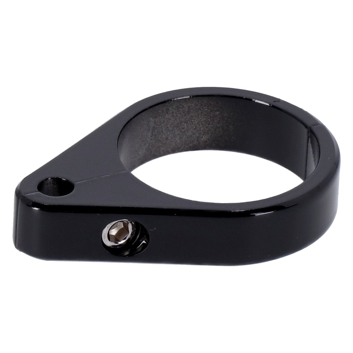 MCS 2-piece frame cable clamp - Throttle - Black