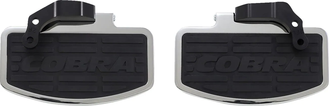 Cobra Classic Floorboard Kit - Black/chrome
