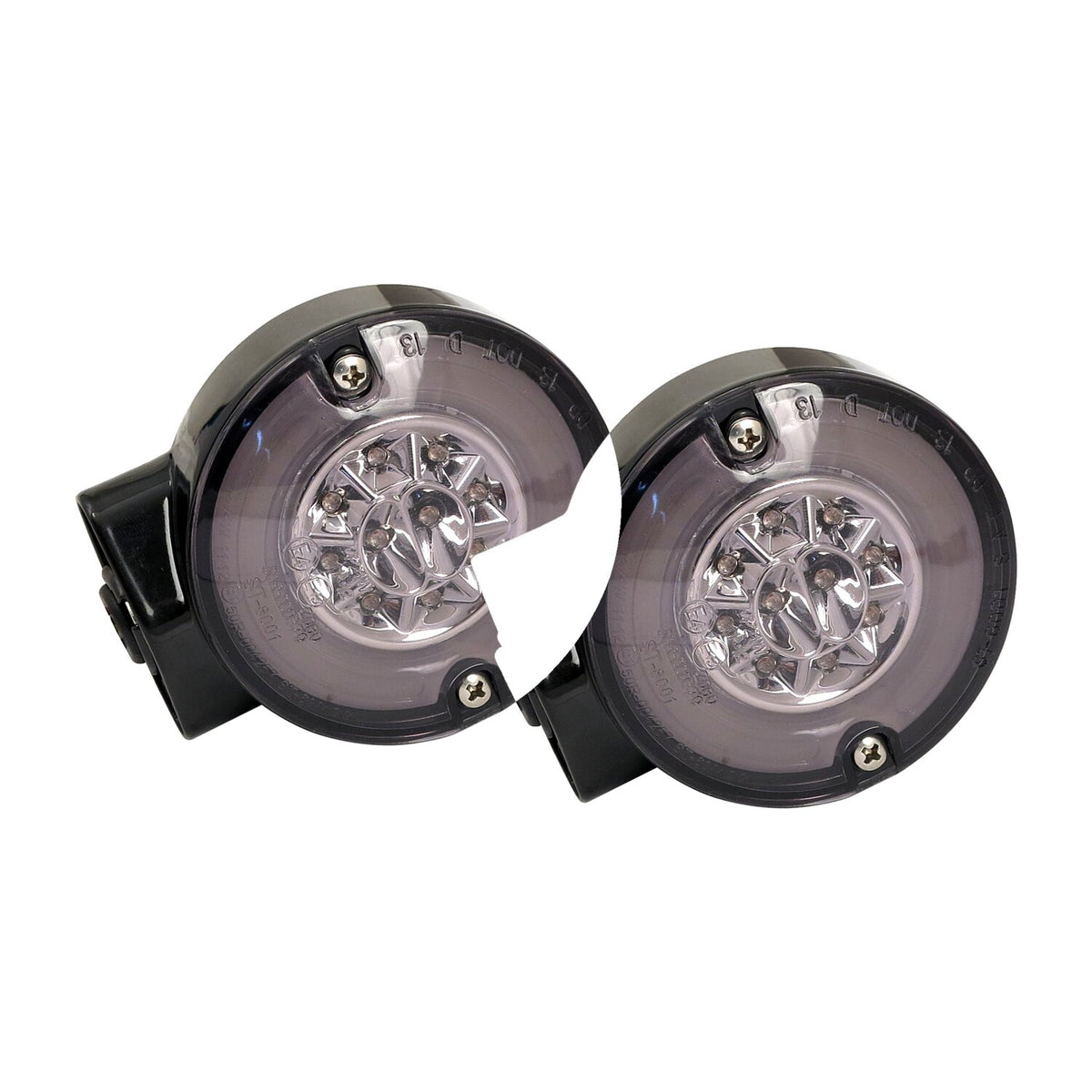 MCS Ringers FL LED turn signals - Rear - Black
