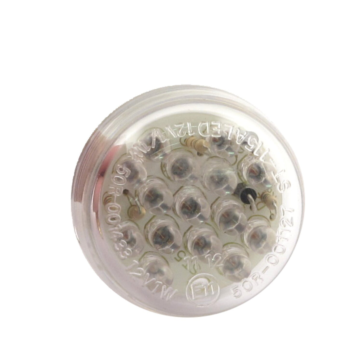 MCS Micro disc LED taillight - 30mm clear lens
