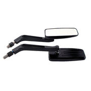 MCS Black action mirror set - Blue tinted glass