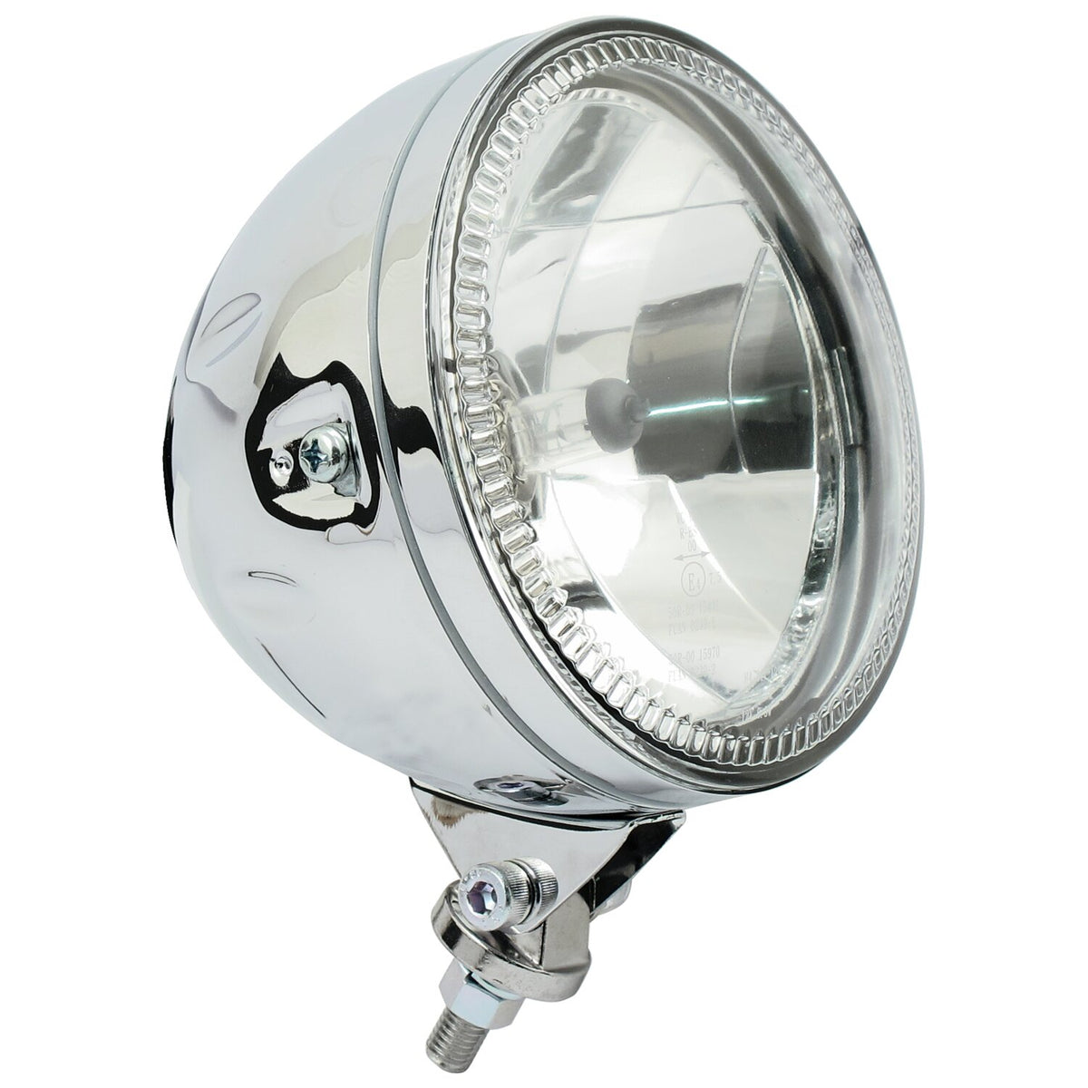 MCS Skyline 5-3/4" H4 headlamp - bottom mount - Chrome