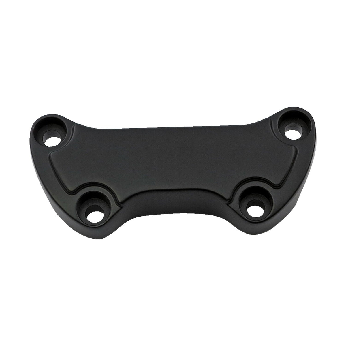 MCS Handlebar clamp Low Scalloped with skirt - Black