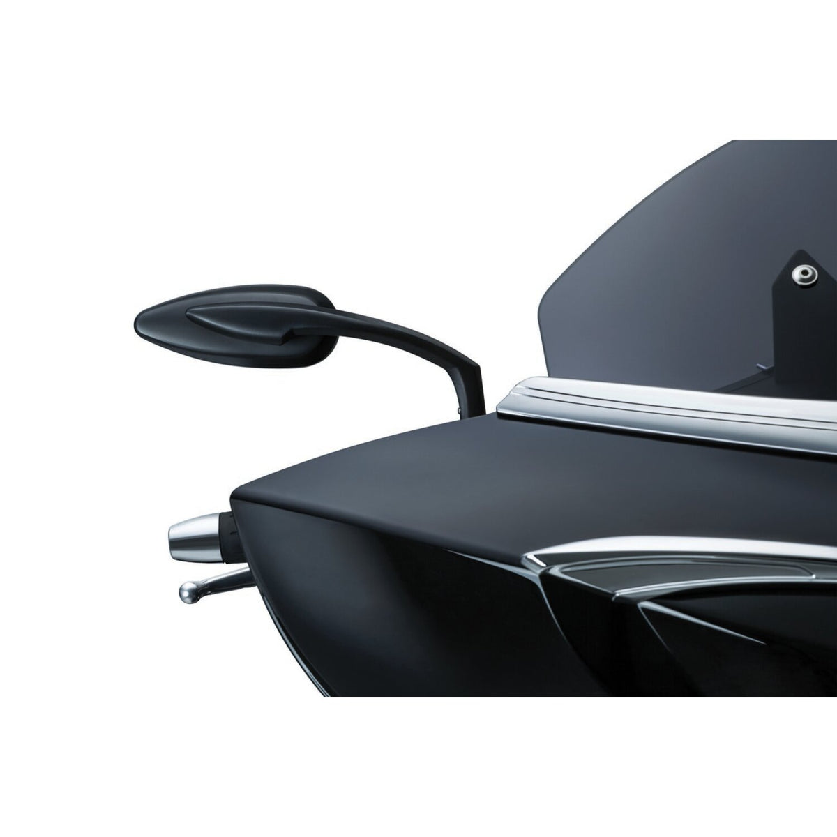 Kuryakyn Teardrop mirror set - Satin black