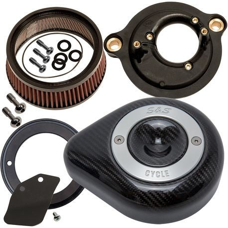 S&S Stealth Carbon Teardrop Air Cleaner – Intake