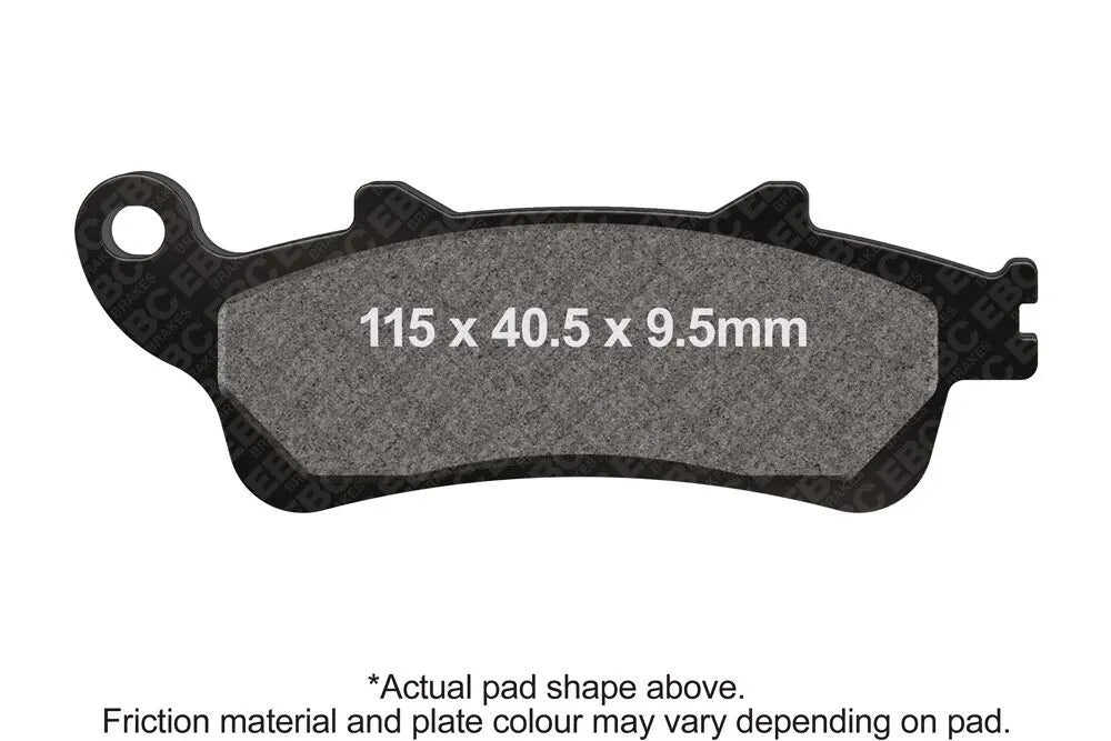 Ebc Sfac Carbon Series Scooter Brake Pads - Front
