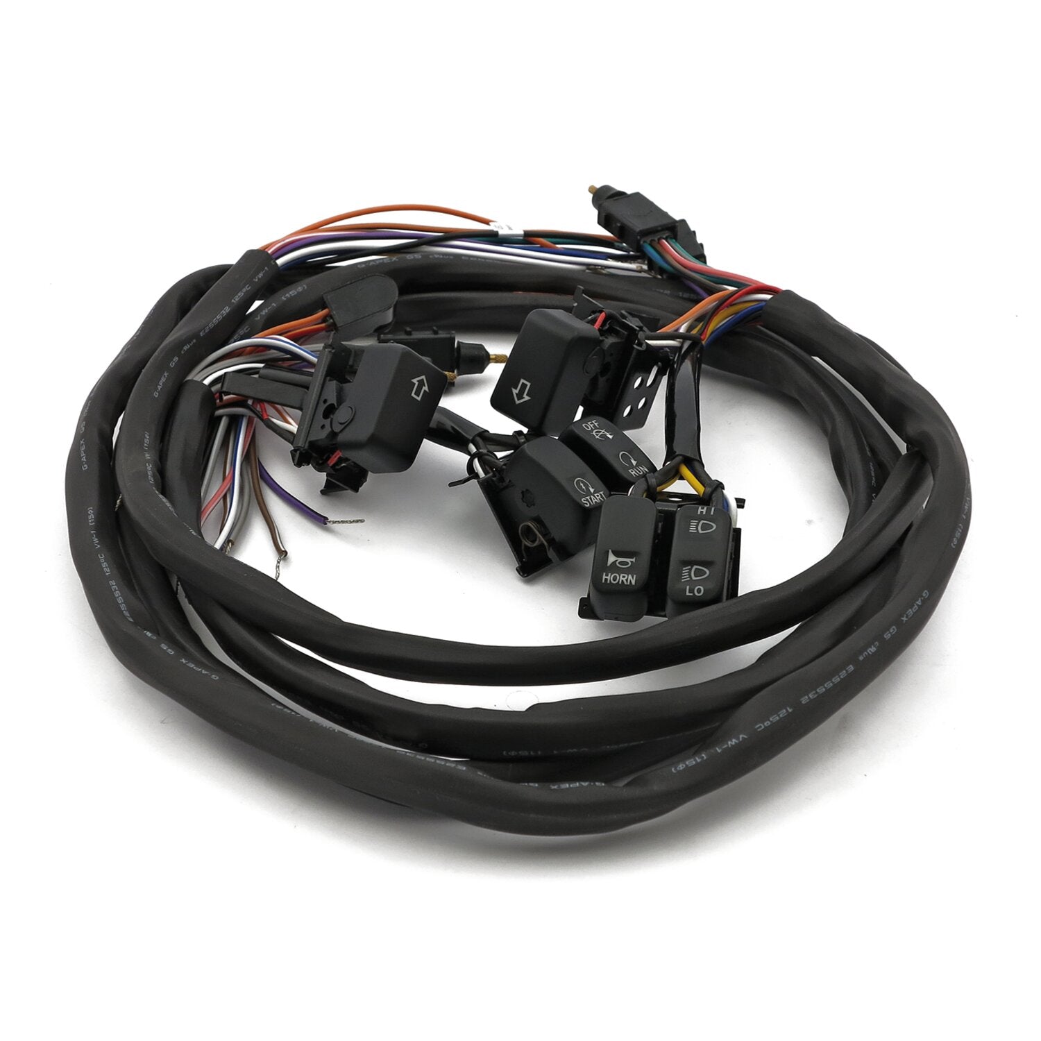MCS Handlebar switch & wiring kit - Cruise - LED - Black