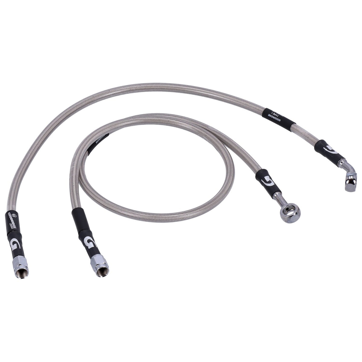 MCS by Goodridge brake line rear stainless clear coated