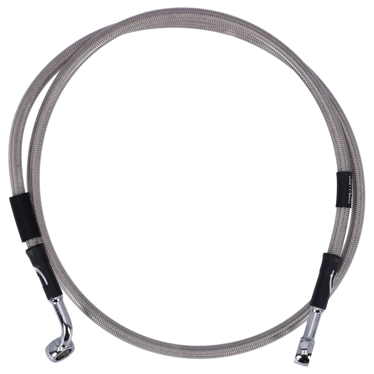 MCS by Goodridge brake line front stainless clear coated