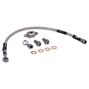 MCS by Goodridge brake line rear stainless clear coated