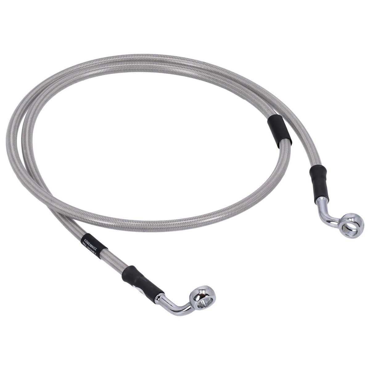 MCS by Goodridge brake line front stainless clear coated