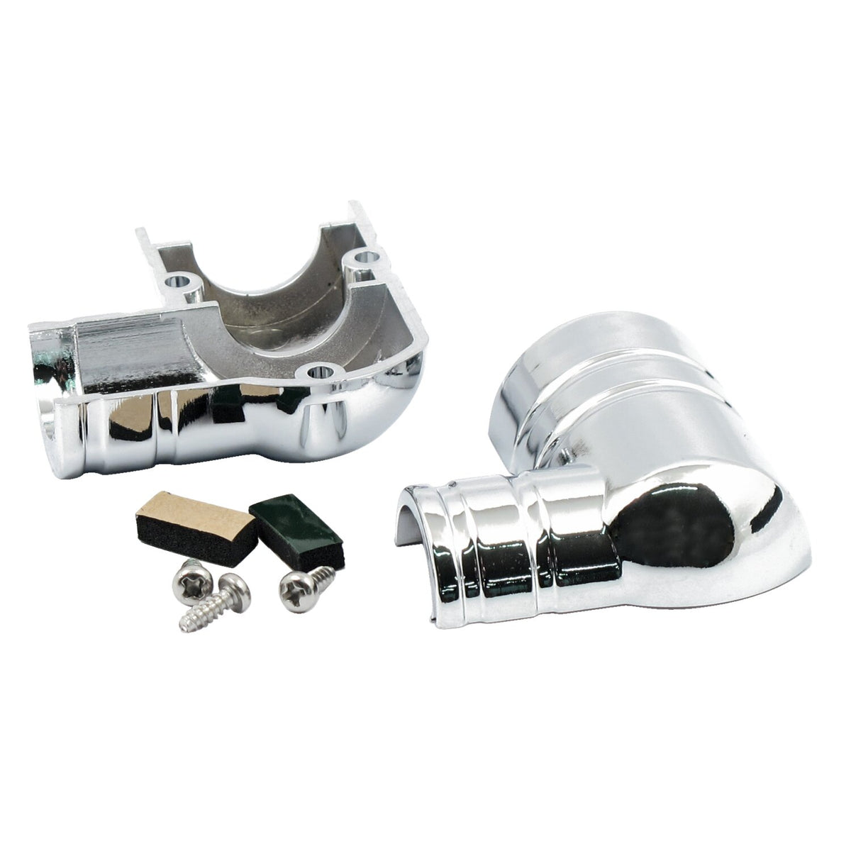 MCS Fuel tank fitting cover kit efi - Chrome