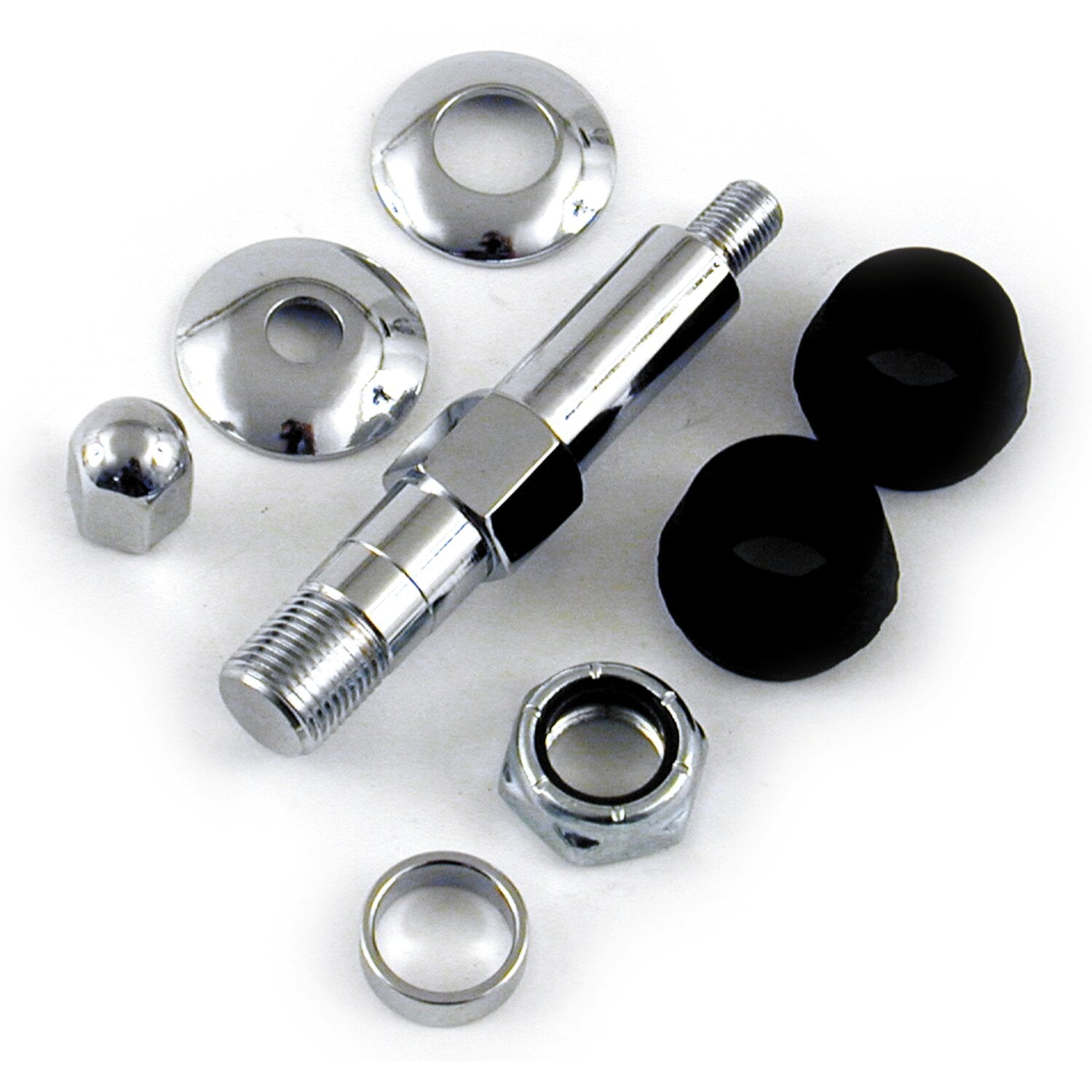 MCS Lower shock stud kit chrome