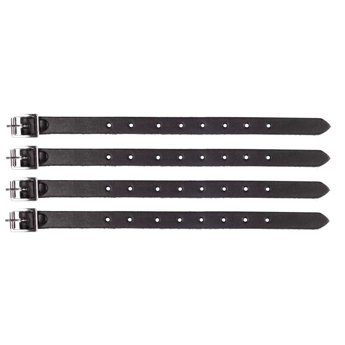MCS full leather swing arm bag left 9 liter - Black