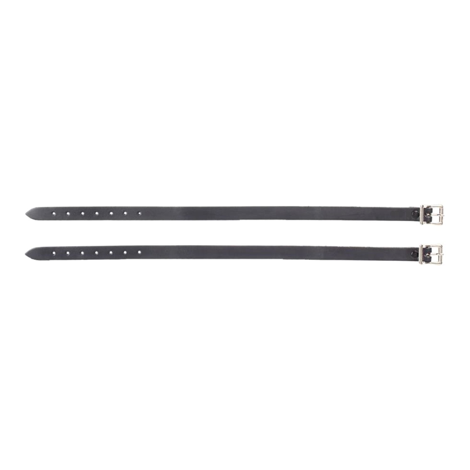 MCS full leather sissy bar bag - Black