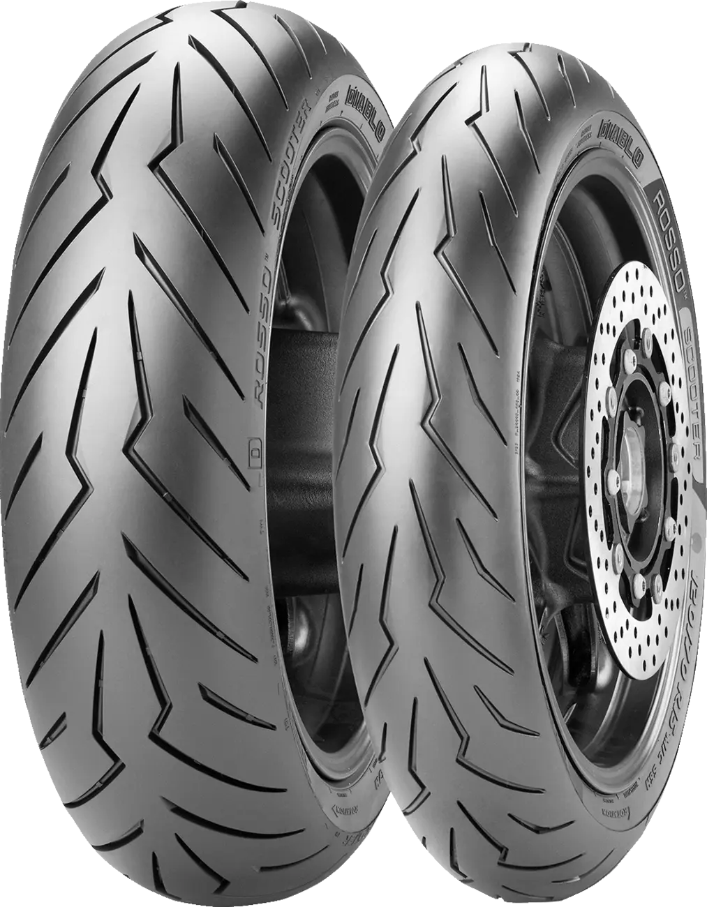 Pirelli Diablo Rosso Scooter Tire - 120/80-14
