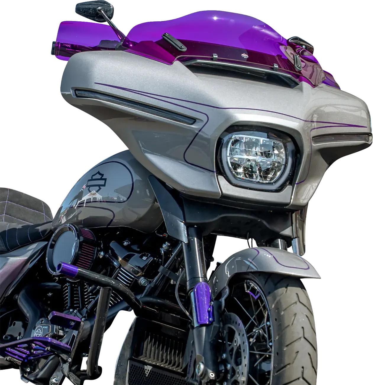 Klock Werks Flare Handguards - Purple