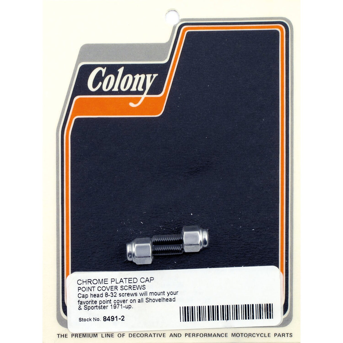 Colony point cover mount kit - Cap style chrome