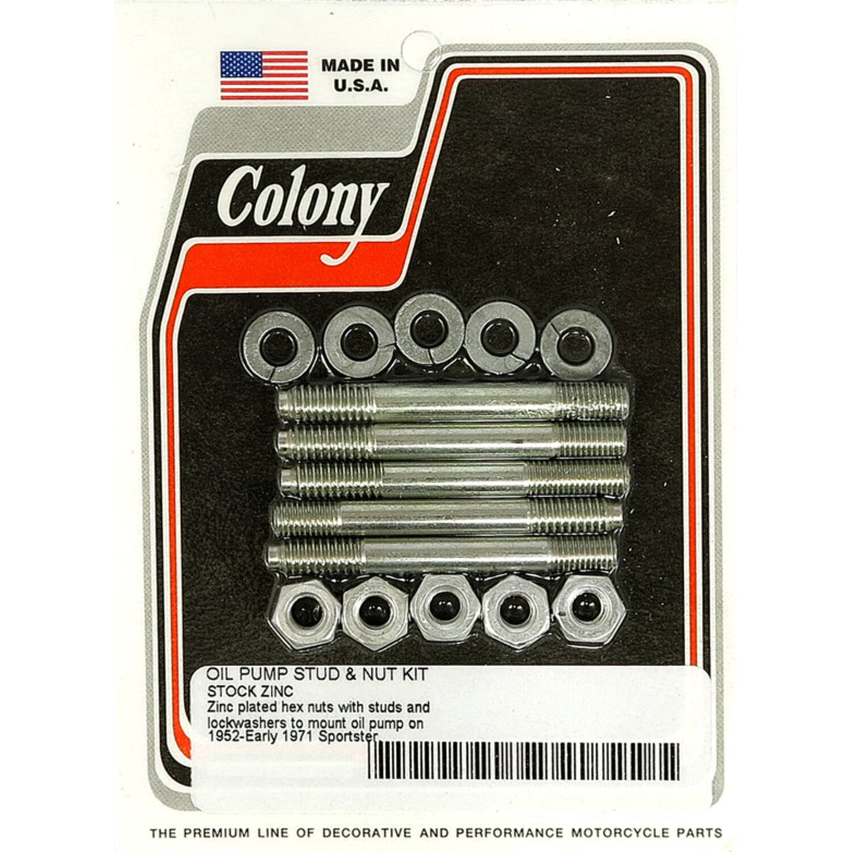 Colony oil pump mount kit OEM style - Zinc