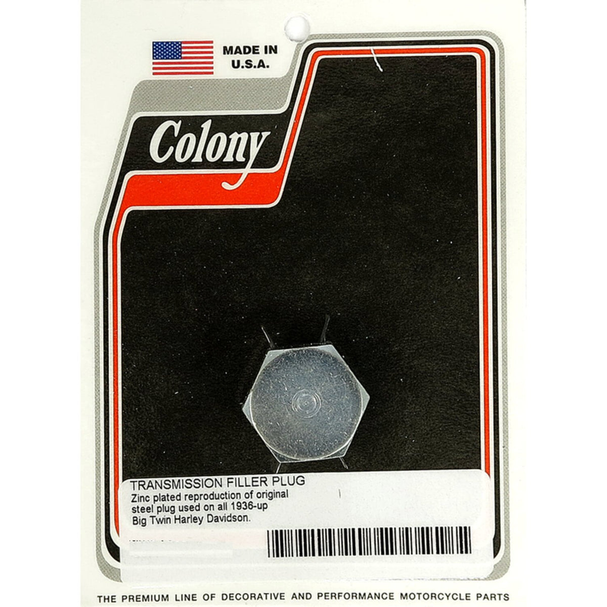 Colony transmission fill plug - OEM hex style