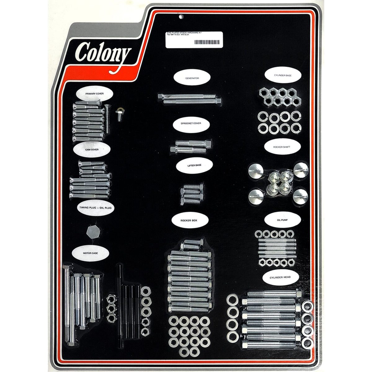 Colony motor screw set