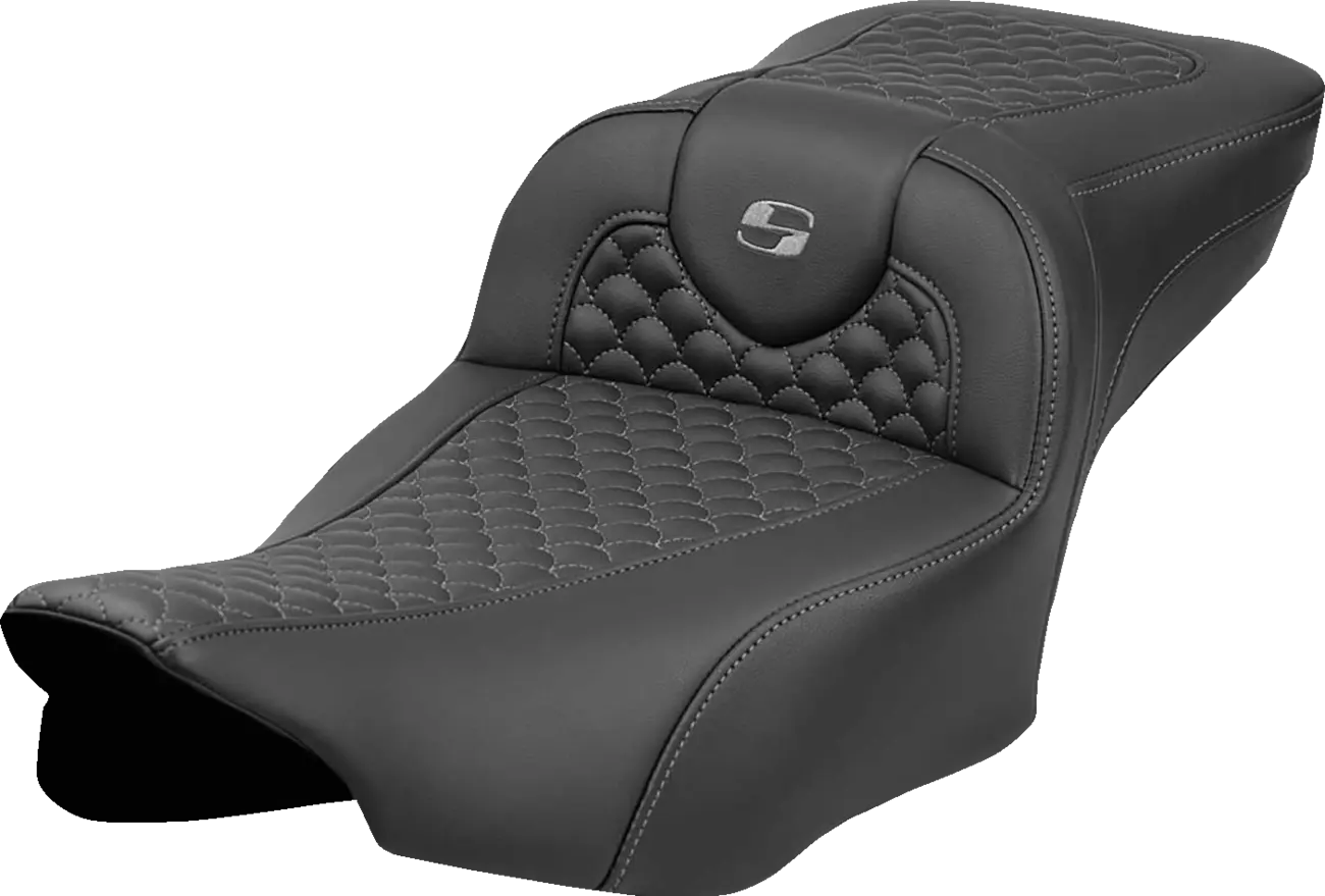 Saddlemen Roadsofa Dragon Scale Seat - For Harley Davidson