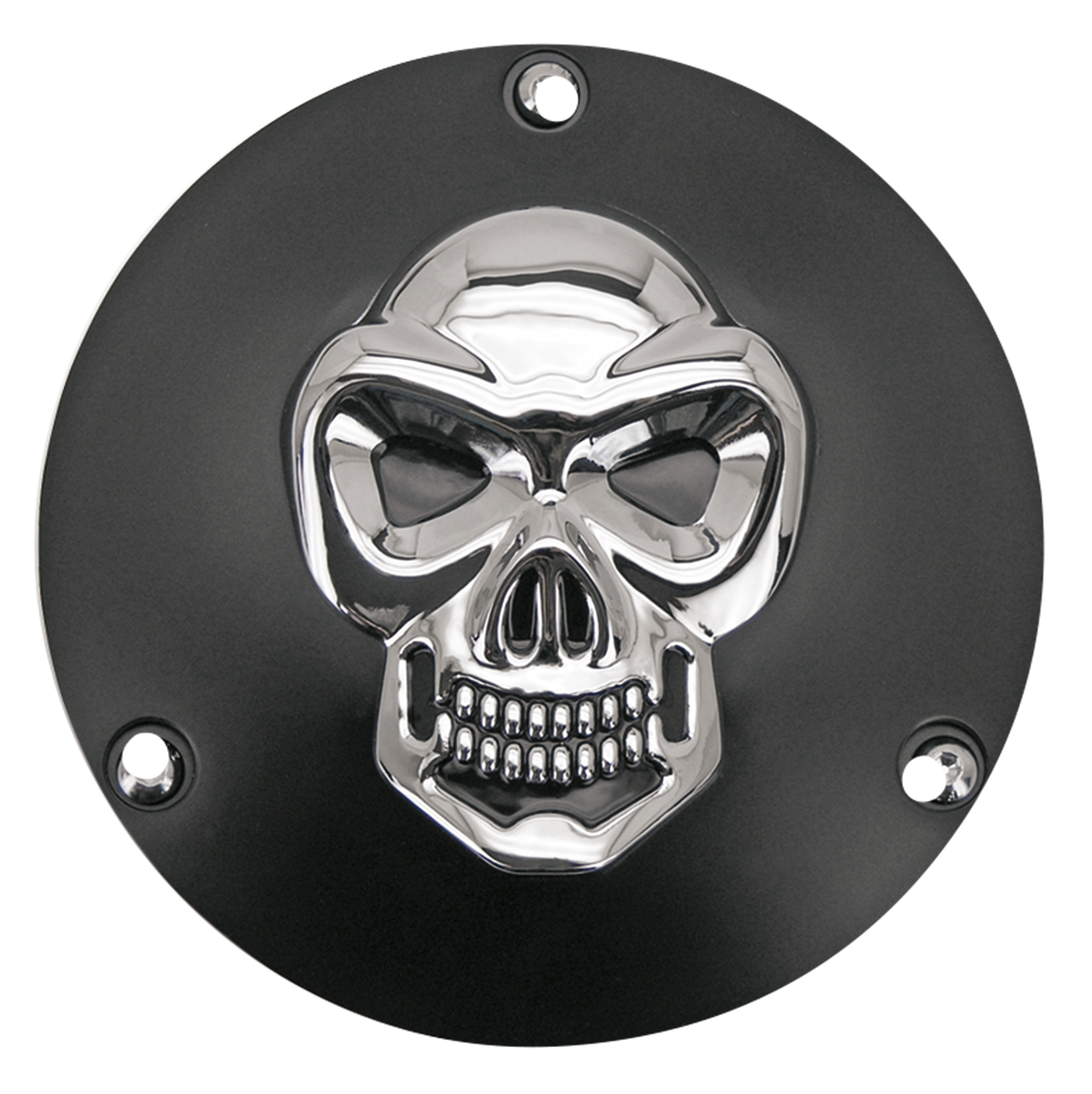 Zodiac Skulled Aluminum Derby Covers – Primary & Clutch