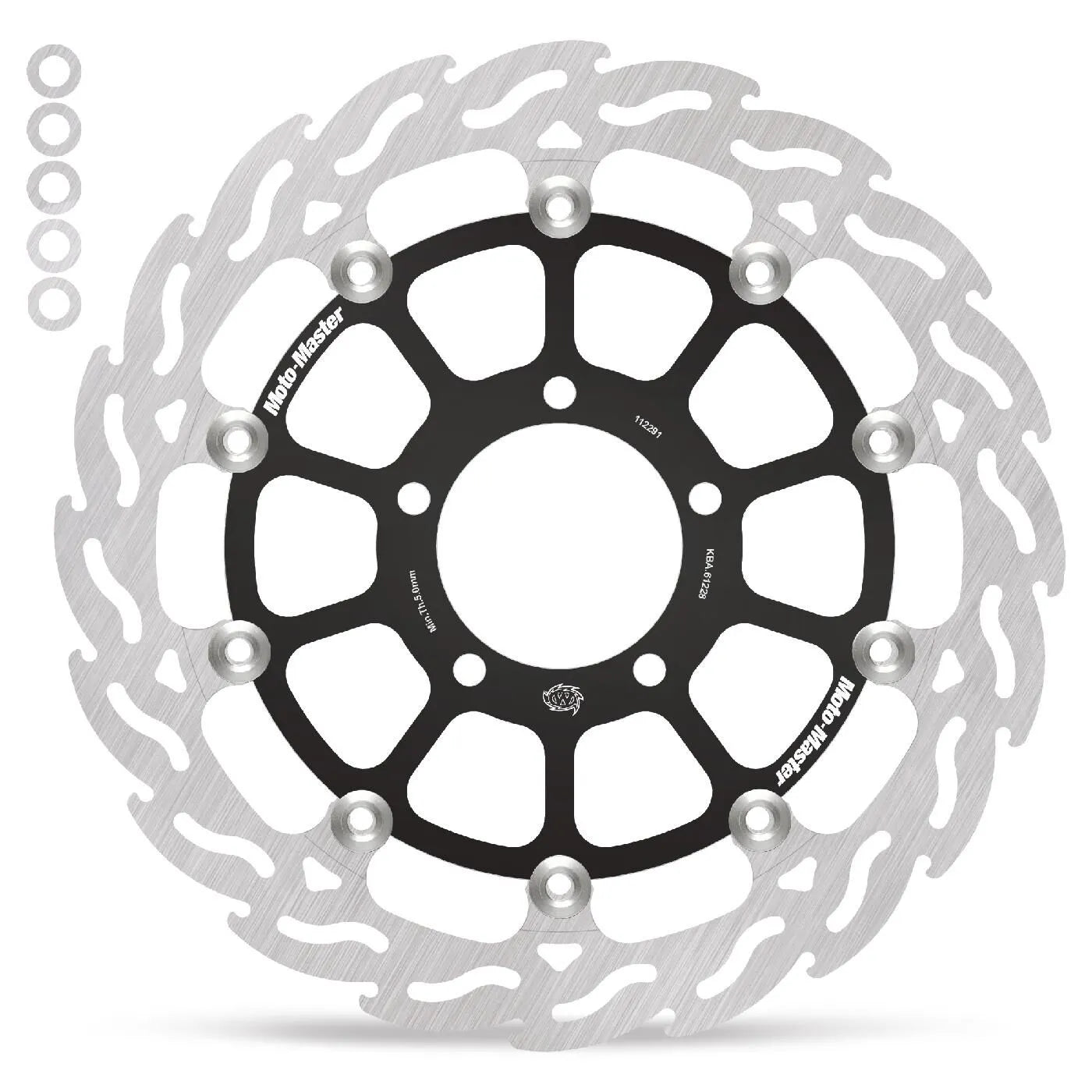 Moto-master Flame Series Brake Rotor For Motorcycles - Front