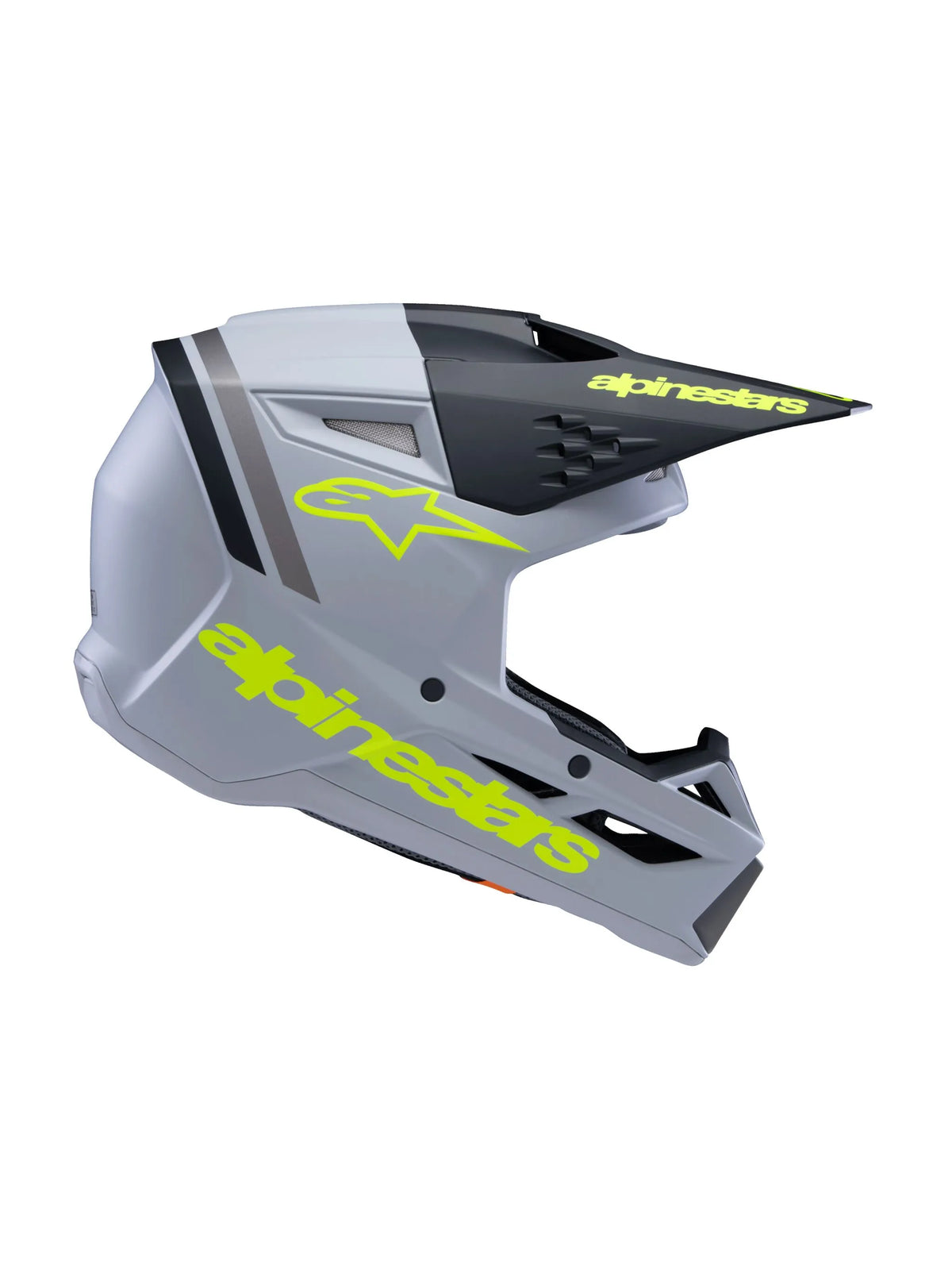 Alpinestars SM3 Radium Youth Helmet Gray Black Yellow