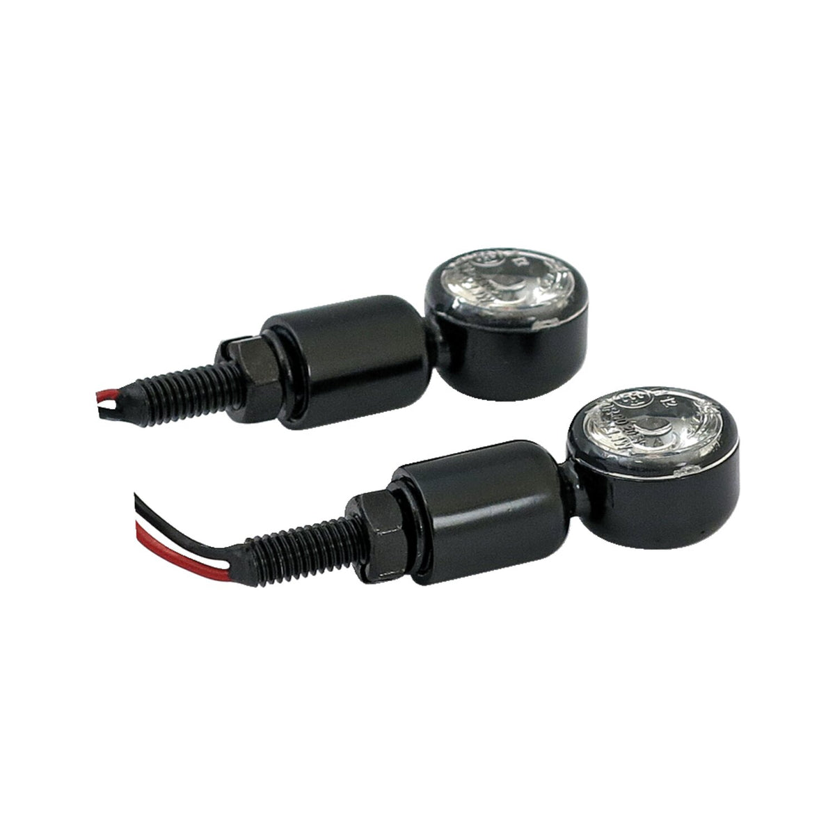 MCS Mc1 LED turn signals black clear lens