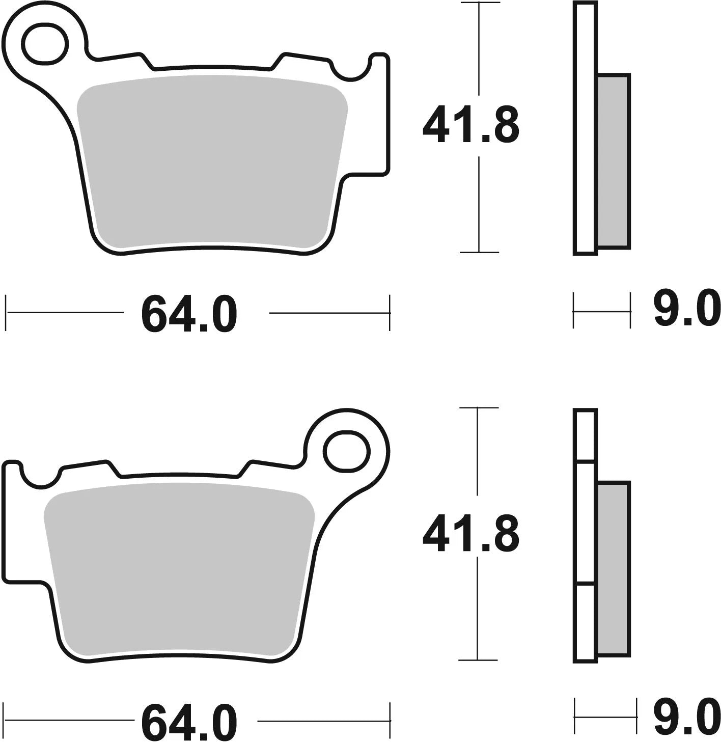 Sbs Cs Carbon Brake Pad Set - Front & Rear