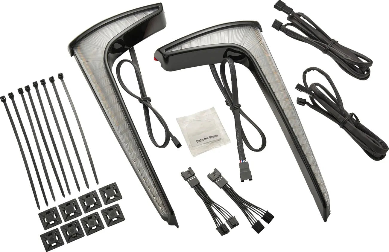 Ciro Fang Lower Fairing Lights - Led, Amber/white