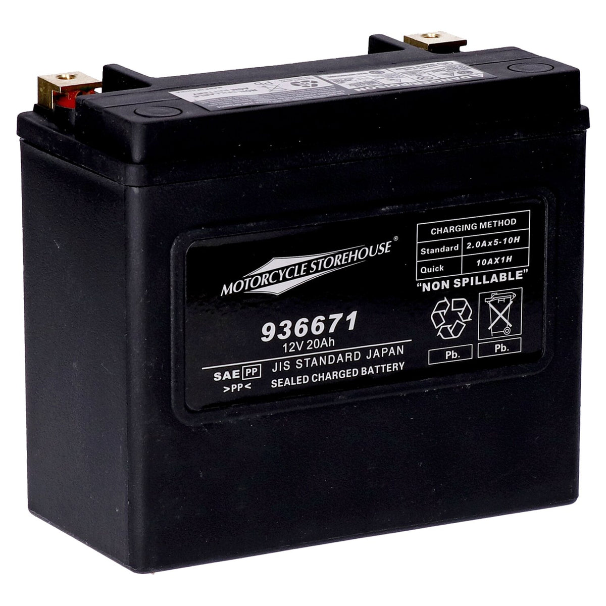 MCS Standard Series - AGM sealed battery - 12v 20ah - 320cca
