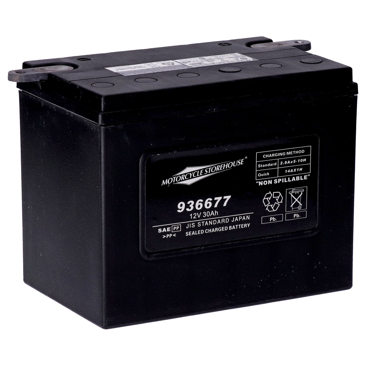 MCS standard series - AGM sealed battery - 12v 30ah - 370cca
