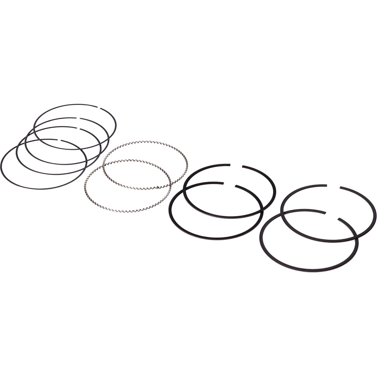 Hastings 114" M8 chrome piston ring set - STD