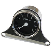 MCS Mini electronic tachometer kit chrome 8000 rpm