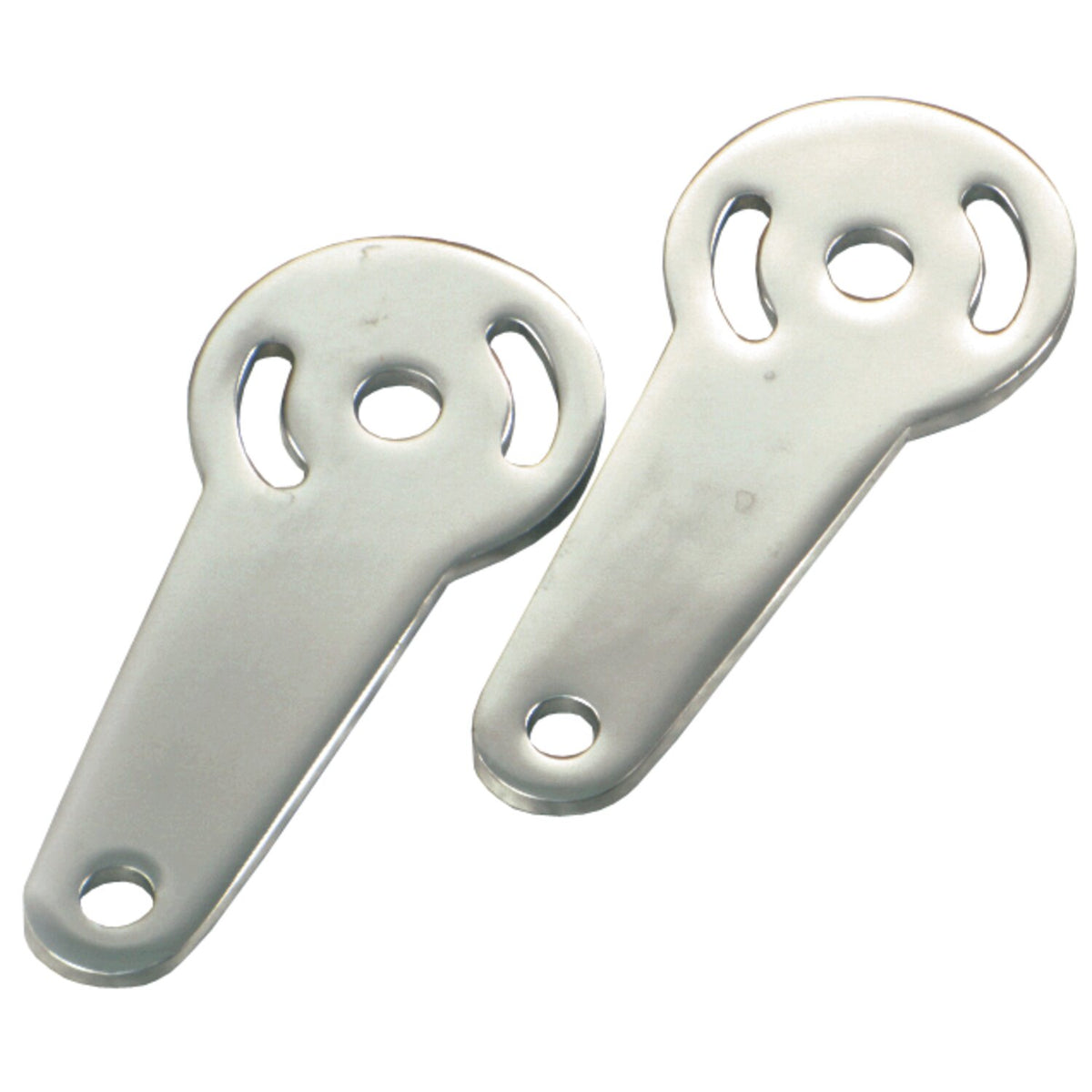 MCS FL turn signal bracket set - Chrome