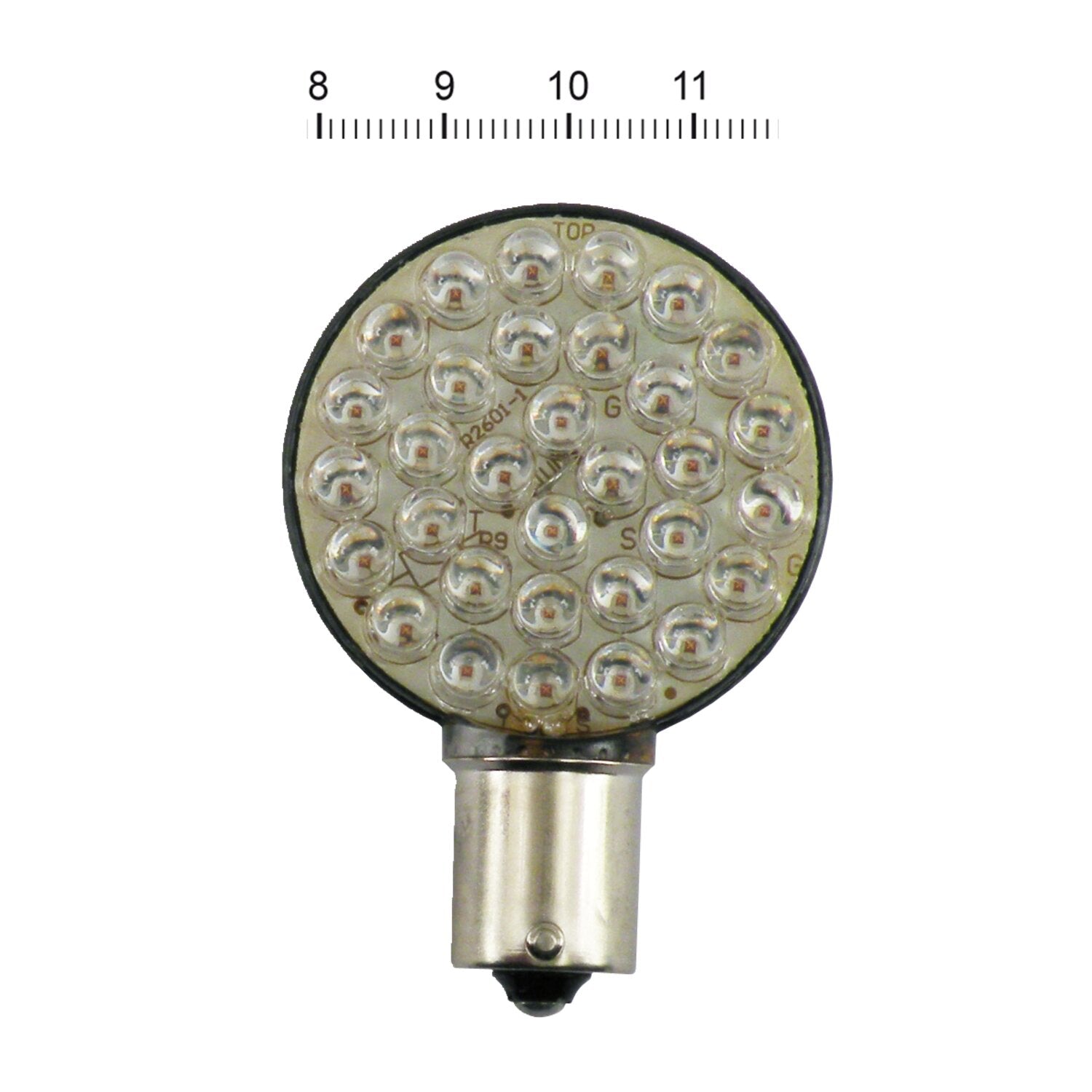 MCS 'Lollipop' flat LED turn signal bulb - Red
