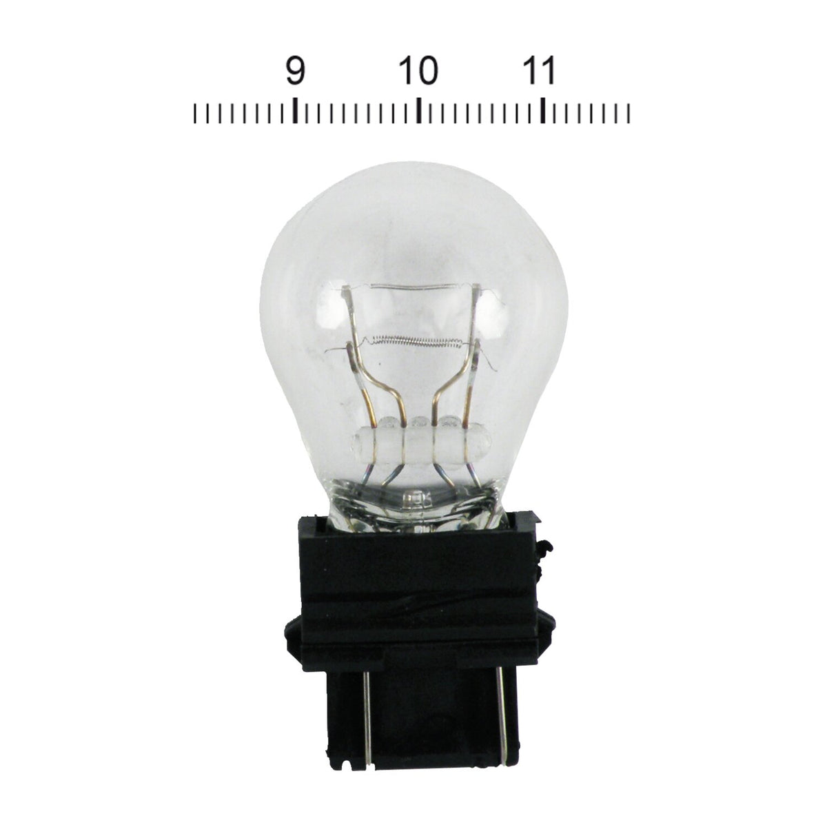 MCS Wedge taillight/turn signal bulb #3157 base - White light