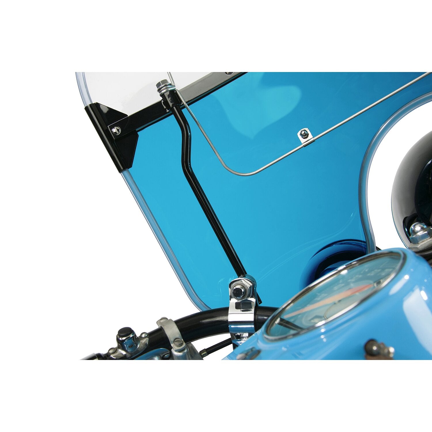 National Cycle 'Vintage' reproduction beaded windshield - Blue lower