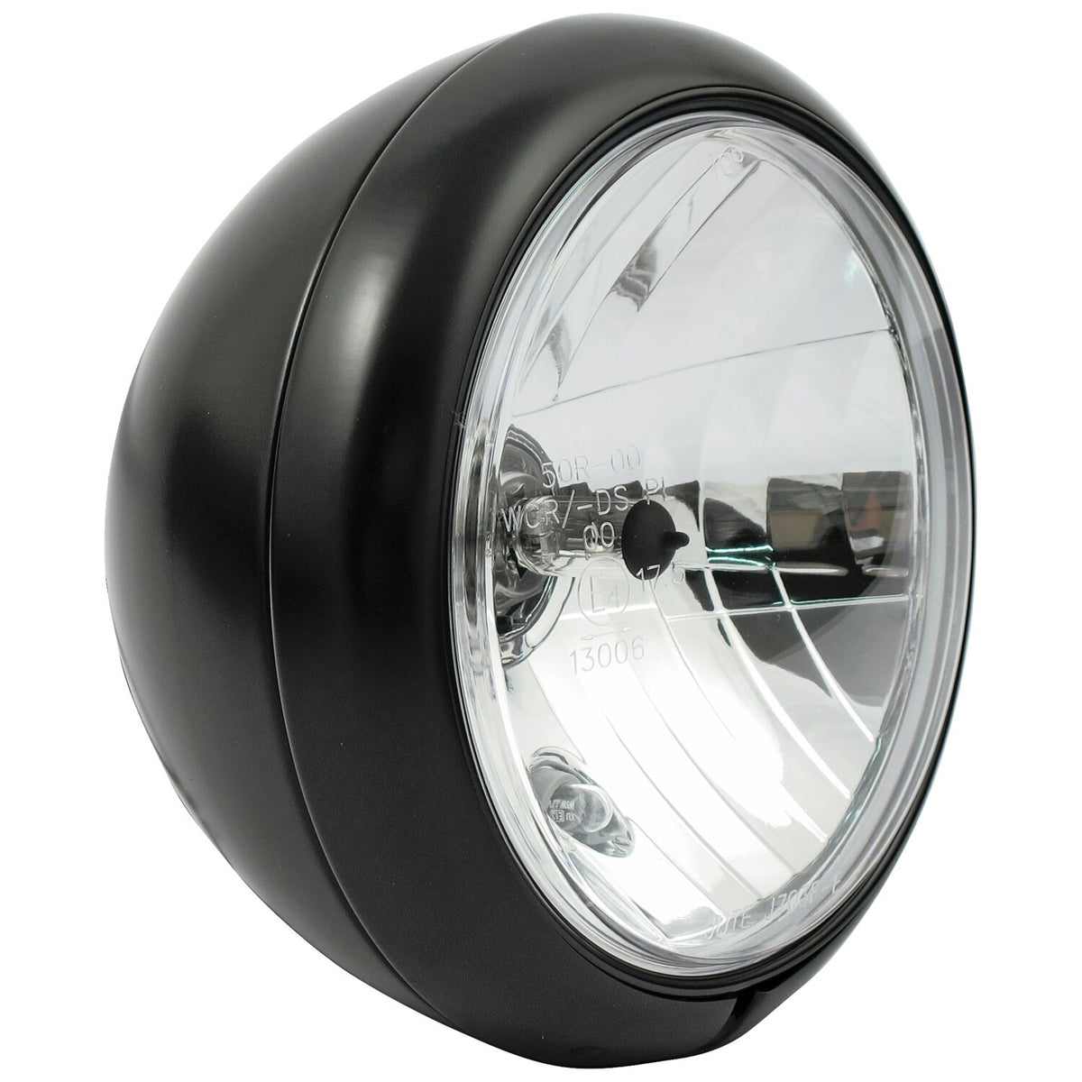 MCS 7" gladiator FL style H4 headlamp - Black
