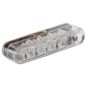 MCS Shorty LED taillight - horizontal use - Clear lens