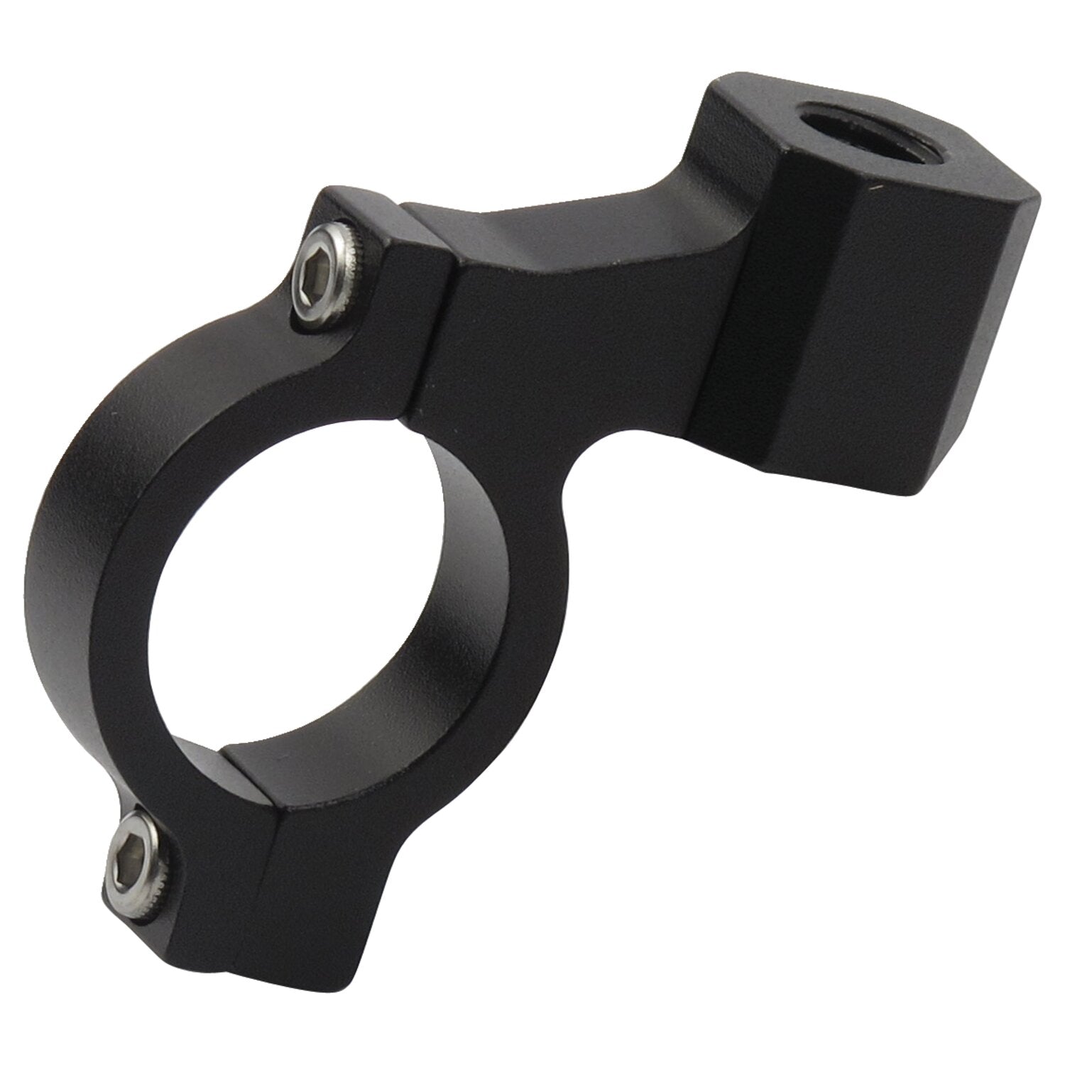 MCS Cnc mirror clamp 10mm threaded - Black