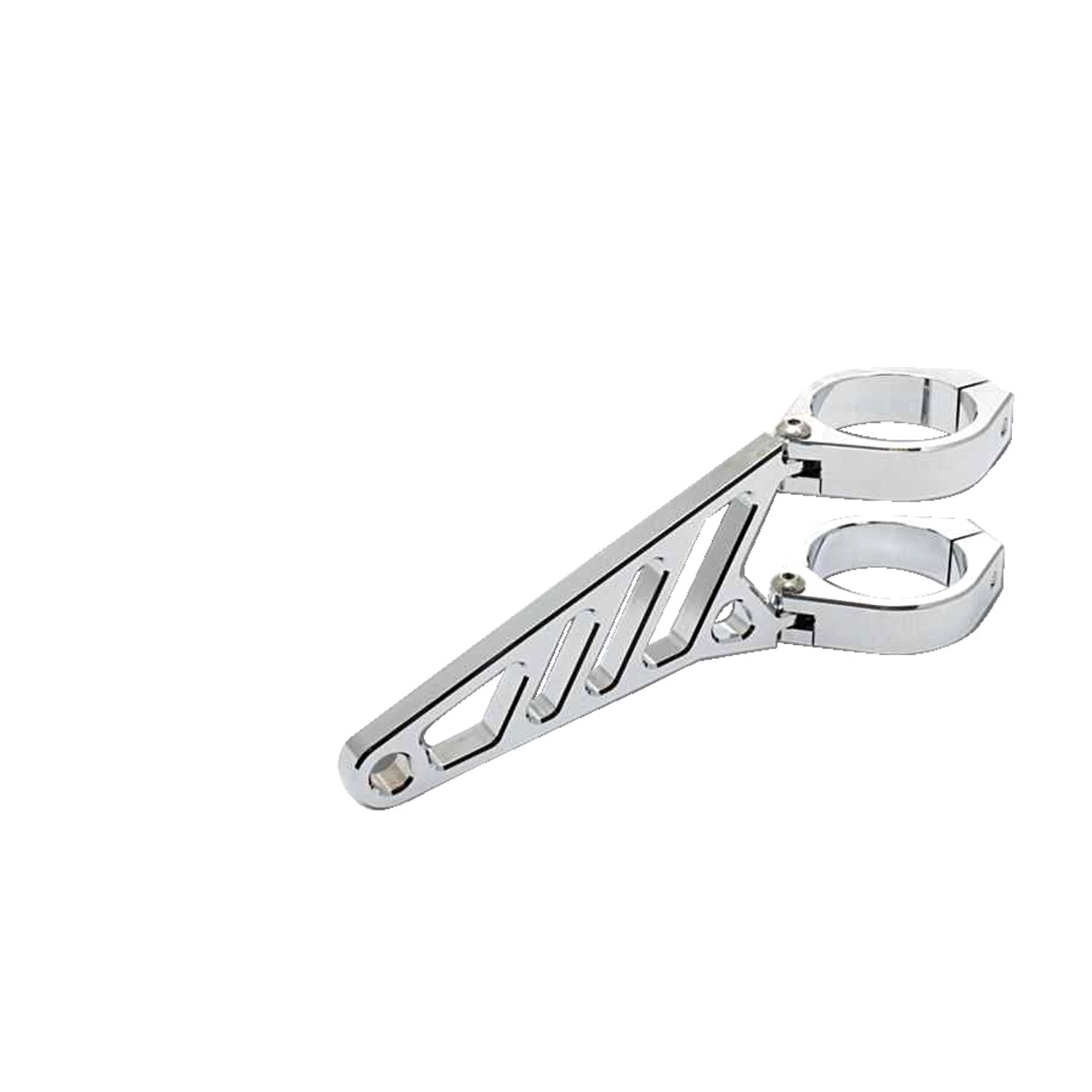 MCS Fingers adj - headlamp bracket assembly long 38-41mm - Chrome