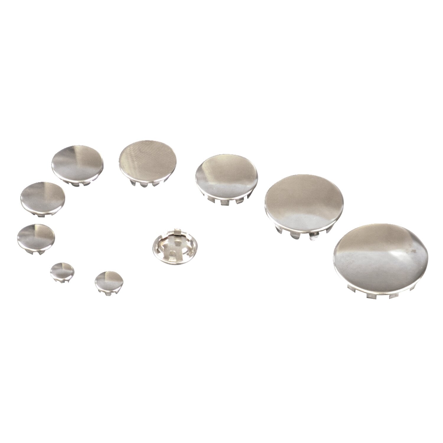 Gardner-Westcott push-in plugs 3/16" chrome