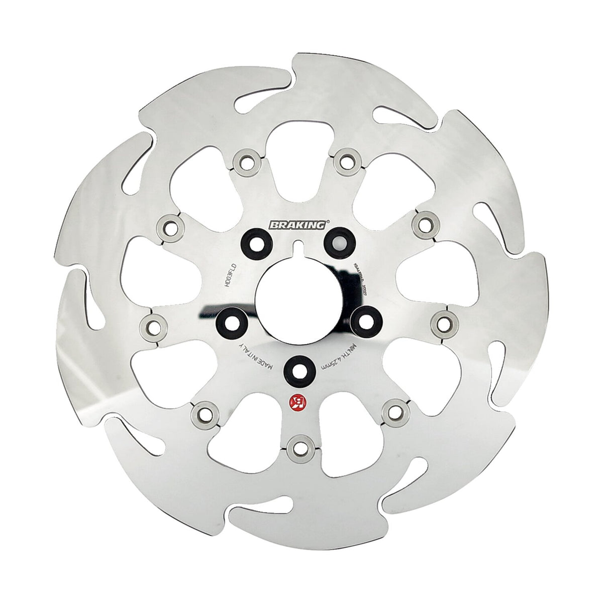 Braking floating 9-spoke Wave brake rotor 11.5" front left