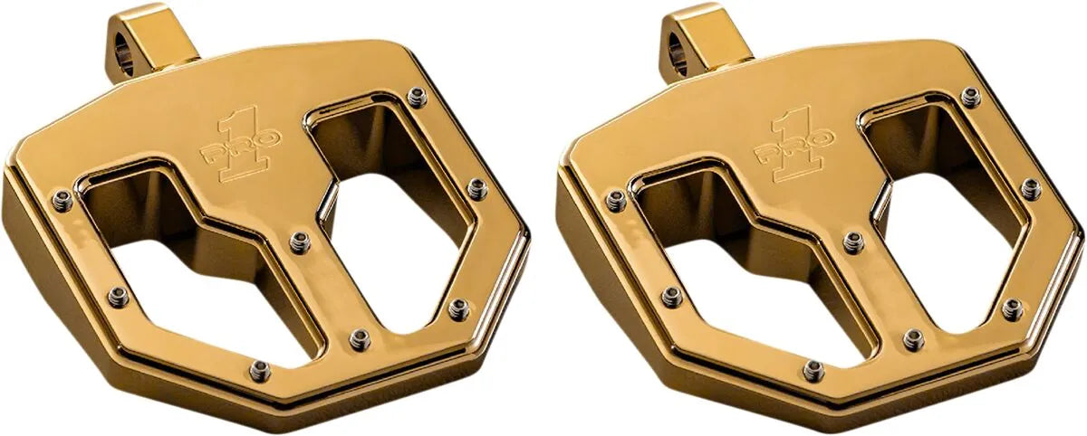 Pro-one Bmx V1 Foot Pegs - Gold