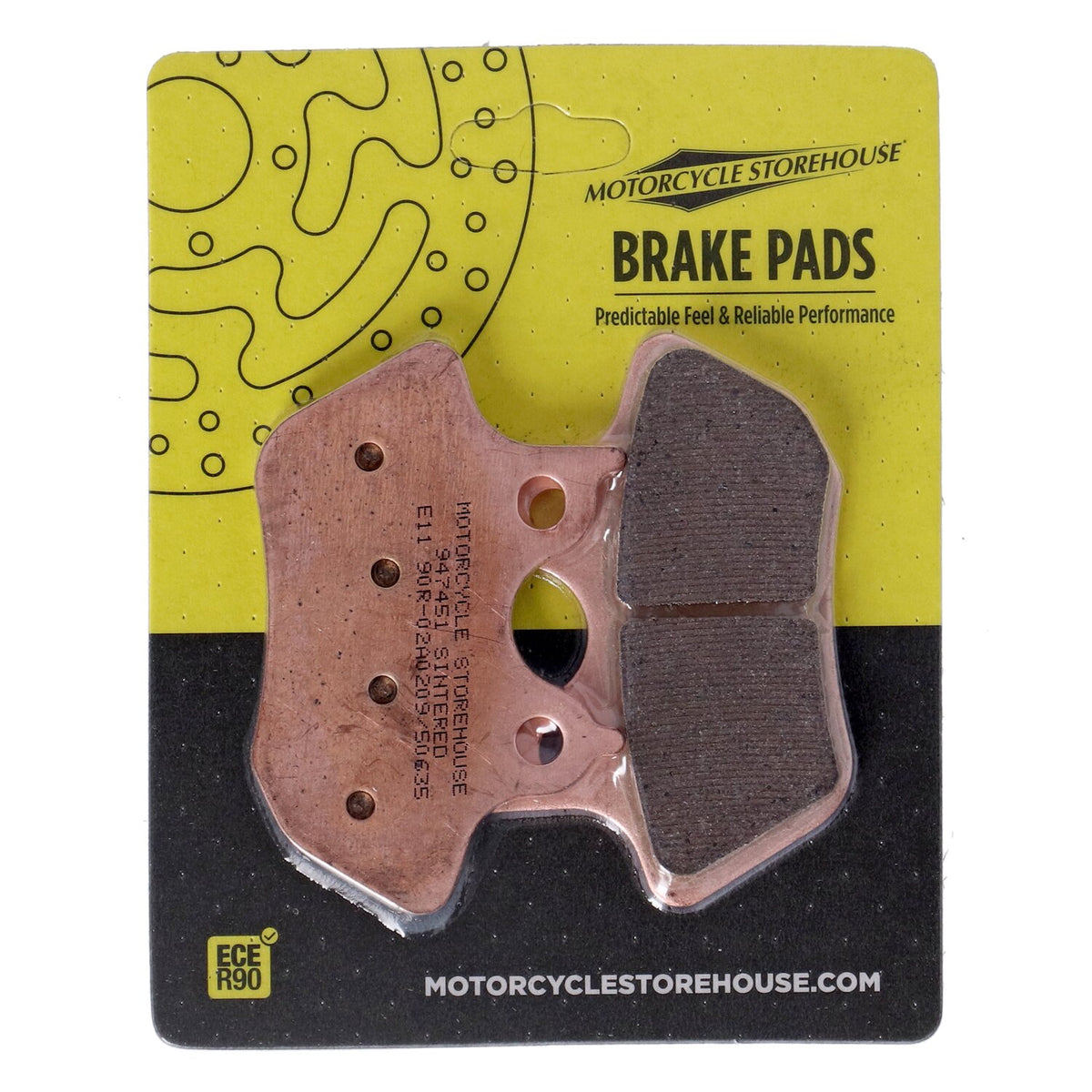 MCS brake pads front/rear - Sintered